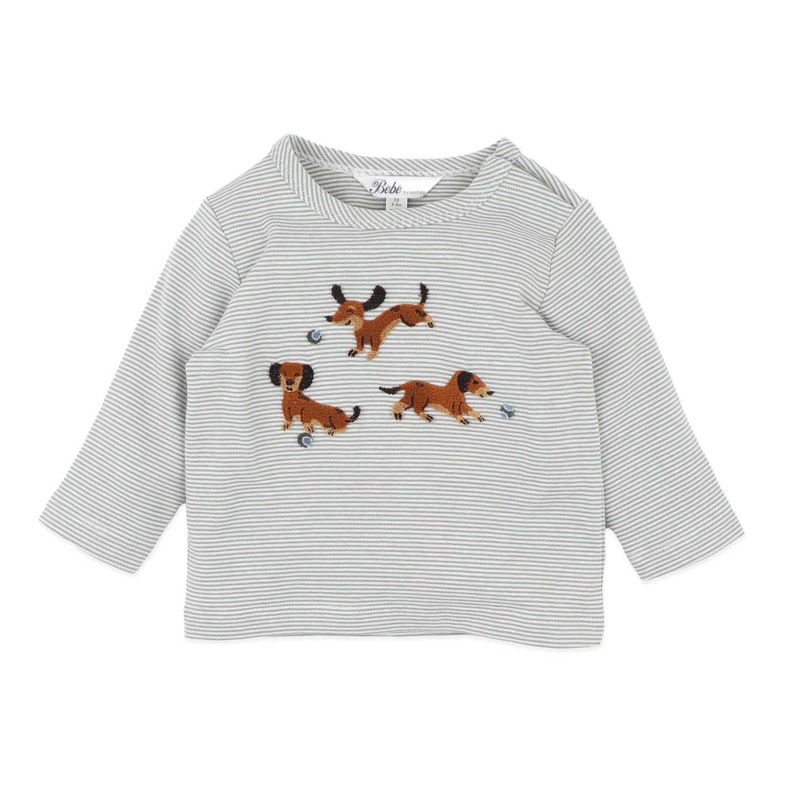 B&eacute;b&eacute; Otto Dogs Organic Ls Tee